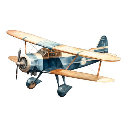 Plane Watercolor, Aeroplane Png, Vintage Plane Illustration, Airplane Watercolor, Plane Clipart, Airplane Window Illustration, Plane Illustration Airplane, Airplane Vintage Illustration, Biplane Vintage