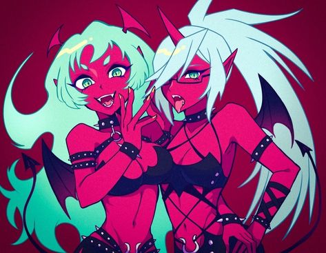 Illustration Tumblr, Panty And Stocking Anime, Panty And Stocking, Demon Girl, Rwby, Pretty Art, Anime Character Design, Cute Art, Cool Art