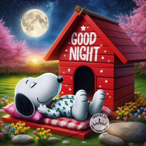 Funny Good Night Pictures, Inspirational Good Night Messages, Goodnight Snoopy, Good Night Sleep Well, Good Morning Snoopy, Quote Images, Quotes That Inspire, Evening Greetings, Snoopy Images