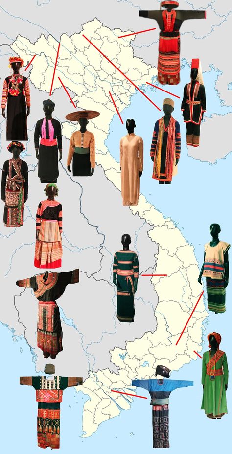 Vietnam has 54 ethnic groups and a correspondingly rich assortment of traditional dress. I wanted to share a small selection of different traditional women’s dress from across Vietnam for I have found Viet Traditional Dress, Vietnam Traditional Dress, Imperial Clothing, Traditional Vietnamese Clothing, Vietnamese Traditional Clothing, Vietnam Costume, Vietnam Clothes, Ancient Vietnam, Vietnamese Clothing