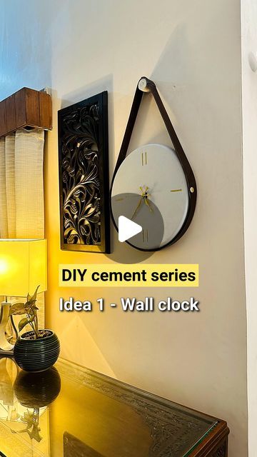 Diy Clock Wall Creative, Cement Clock, Water Clock, Cement Ideas, Diy Cement, Handmade Wall Clocks, Concrete Ideas, Diy Wall Clock, Diy Crafts For Home Decor