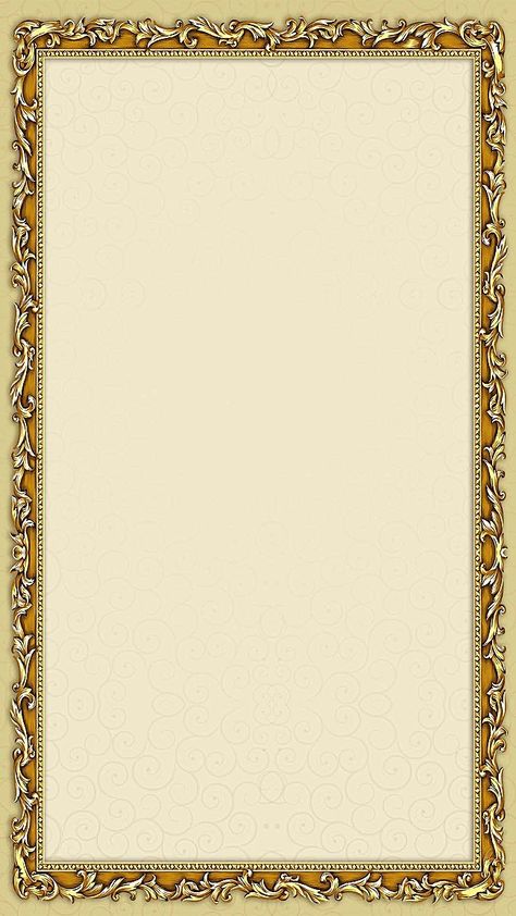 Golden Frame Background, Simple Gold Frame, Royal Background, Simple Photo Frame, Royal Frame, Frames Design Graphic, Iphone Wallpaper Texture, Gold Design Background, Wedding Background Images