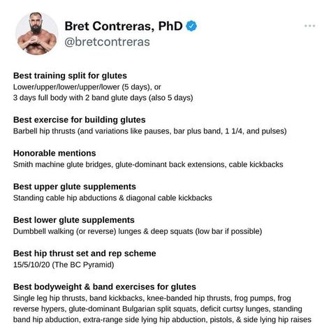 Brett Contreras Glutes, Bret Contreras Glutes Workout, Strong Curves Program, Bret Contreras Workout, Bret Contreras Glutes, Progressive Overload Training, Glute Guy, Building Glutes, Bret Contreras