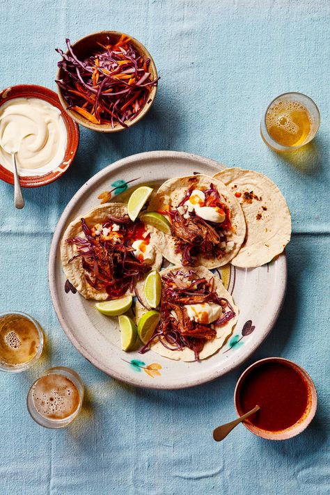 Lamb Birria, Birria Tacos, Dried Chillies, Slow Cooked Lamb, Clean Eating For Beginners, Using A Pressure Cooker, Dump Meals, Mexican Spices, Slaw Recipes