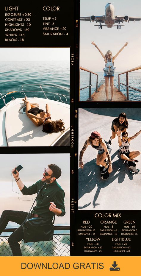 Polaroid Lightroom Preset, Tezza Filter Tutorial, Polaroid Filter Lightroom, Lightroom Color Grading, Fast Photography, Lightroom Effects, Edit Tutorial, Pretty Presets, Vintage Lightroom Presets