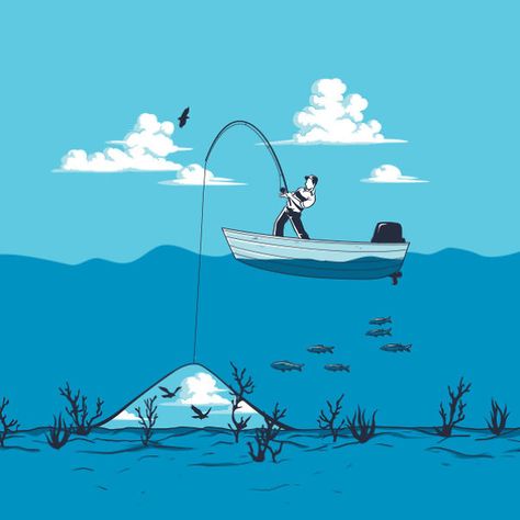 I Play With People’s Minds By Illustrating Optical Illusions | Bored Panda Sea Pollution, Amazing Optical Illusions, Optical Illusions Art, Illusion Art, Creative Illustration, Trippy Art, Optical Illusions, Cute Illustration, Old Man