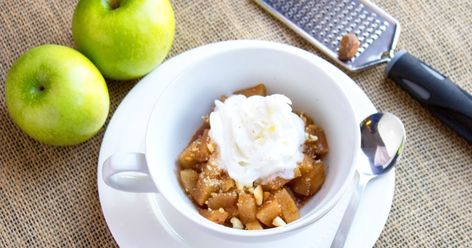 A food blog about creative, simple and delicious recipes to spice up your kitchen. Apple Pie In A Mug, Pie In A Mug, Filet Mignon Roast, Dessert In A Mug, Easy Apple Pie, Single Serving Recipes, Cooking Club, Healthy Breakfasts, Mug Recipes