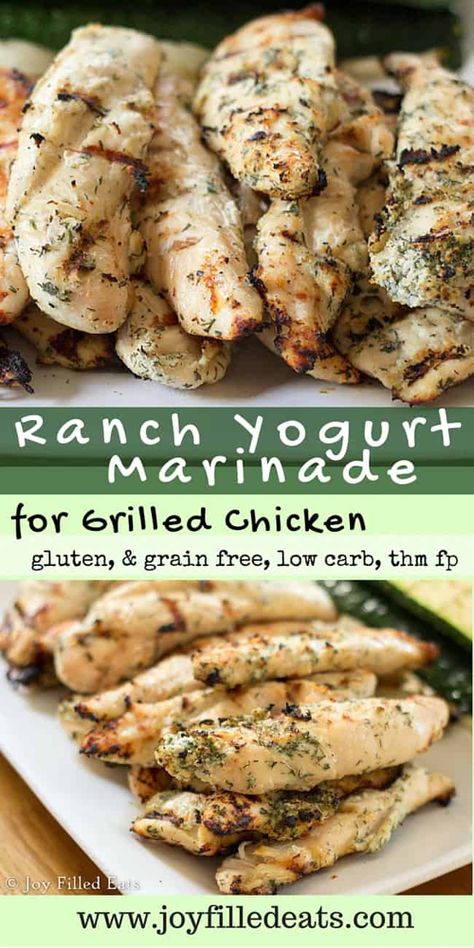 Marinade For Grilled Chicken, Grilled Chicken Marinade Recipes, Thm Fp, Yogurt Marinade, Grilled Chicken Marinade, Trim Healthy Momma, Chicken Marinade Recipes, Trim Healthy Mama Recipes, Joy Filled Eats