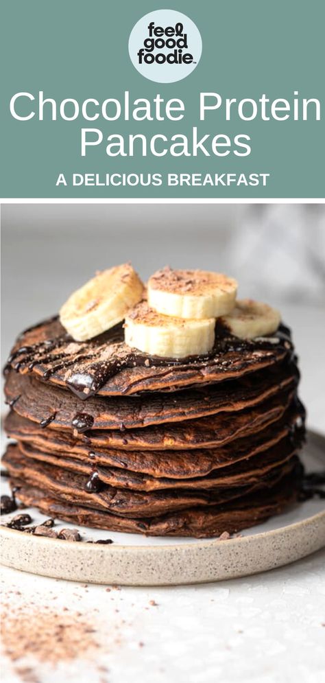 Banana Chocolate Protein Pancakes, Breakfast Recipes With Protein Powder, Chocolate Protein Powder Pancakes, Breakfast Pancakes Recipe, Easy Protein Pancakes, Protein Powder Pancakes, Chocolate Protein Pancakes, Banana Protein Pancakes, Easy Protein