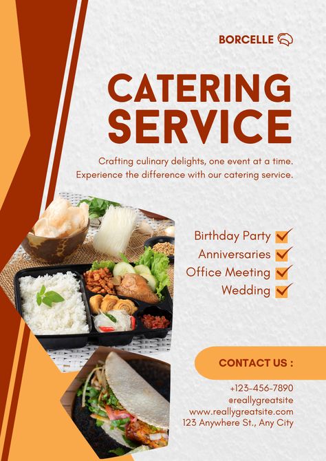 Catering Services Flyer, Most Delicious Food, Easy Meals For College Students, Catering Options, Delivery Menu, Uber Eats, Order Food, Catering Services, Food Poster