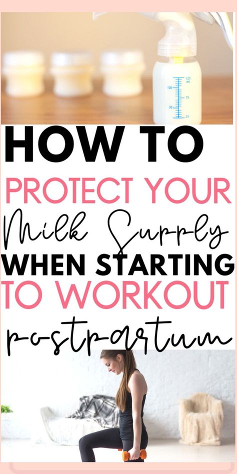 how to protect milk supply when working out Breastfeeding Workout Plan, Postpartum Workout Breastfeeding, Workouts Postpartum, Starting To Workout, Workout Postpartum, After Baby Workout, Postpartum Workout Plan, Postpartum Workouts, Postpartum Workout