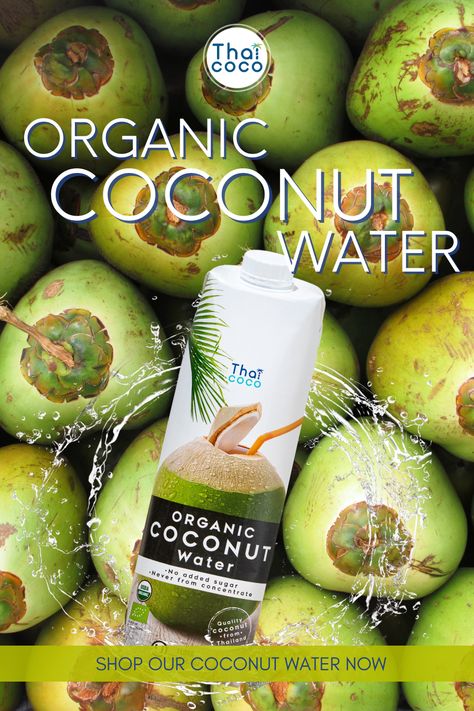 Discover the oasis of pure hydration with Organic Coconut Water. Naturally flavored and brimming with electrolytes, it's your go-to for a refreshing pre-workout sip or an energizing afternoon lift. Unwind and recharge with the organic goodness of this tropical elixir. Hydrate naturally, hydrate organically! Natural Electrolytes, Coconut Benefits, Natural Hydration, The Oasis, Pre Workout, No Sugar, Food Safety, Usda Organic, Coconut Water