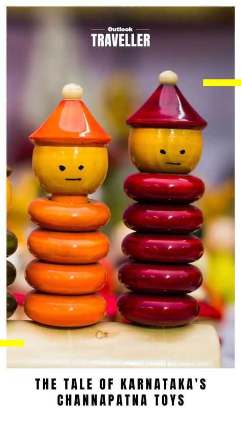 #OutlookTraveller #CelebratingPeople #Indiastories #Travel #Karnataka #Heritage Channapatna Toys, Magical World, Mysore, Eco Conscious, Bangalore, On The Road, Wooden Toys, The Road, Travel Guide