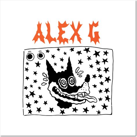 Unofficiall Alex G merch -- Choose from our vast selection of art prints and posters to match with your desired size to make the perfect print or poster. Pick your favorite: Movies, TV Shows, Art, and so much more! Available in mini, small, medium, large, and extra-large depending on the design. For men, women, and children. Perfect for decoration. Alex G Merch, Alex G Art, Alex G Poster, Alex G, Room Posters, Art Stuff, Music Poster, Funny Comics, Screen Print