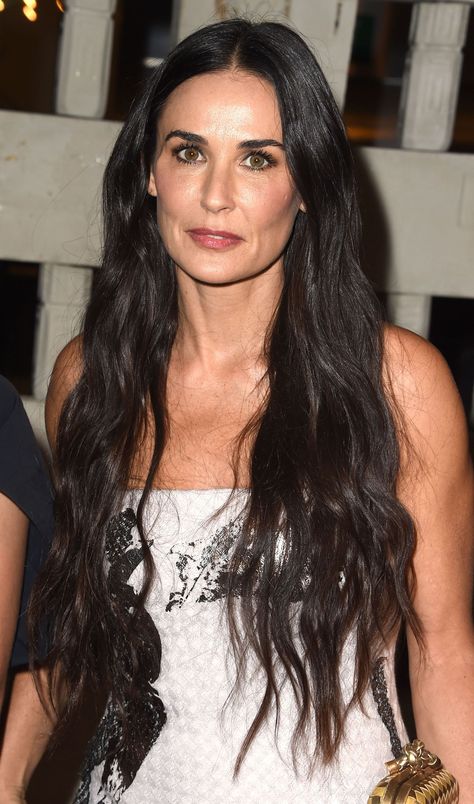 Demi Moore Hair, Timeless Hairstyles, Classic Haircut, Roswell New Mexico, New Mexico Usa, Long Dark Hair, Boho Hair, Glam Hair, Demi Moore