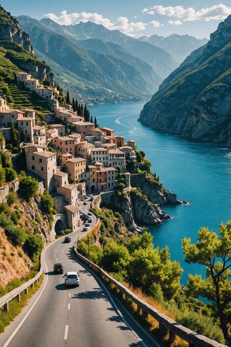 The Most Scenic Road Trips in Italy You Need to Take! Lecce Italy, Italy Landscape, Scenic Road Trip, Road Trip Routes, Scenic Roads, The Dolomites, Italy Photography, The Amalfi Coast, Road Trip Fun