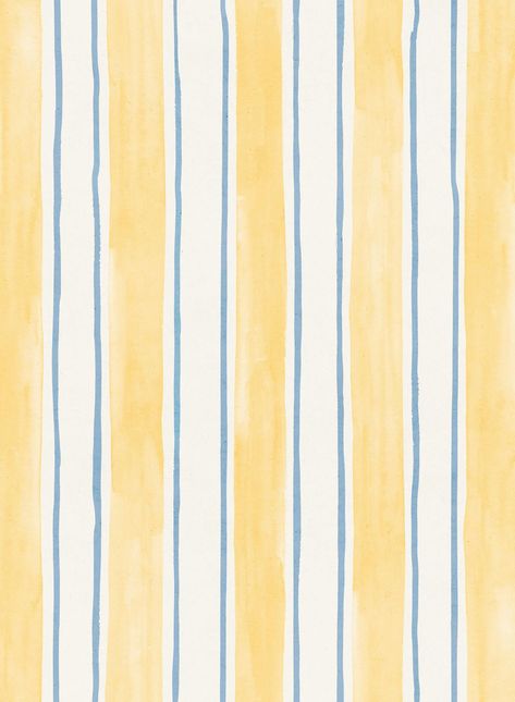 Pattern wallpaper Watercolor Art Patterns, Wallpapers For Room, Cute Prints For Wall, Yellow Stripes Wallpaper, Summer Prints Wallpaper, Modern Wallpapers, Line Wallpaper, Mises En Page Design Graphique, Stripes Pattern Design