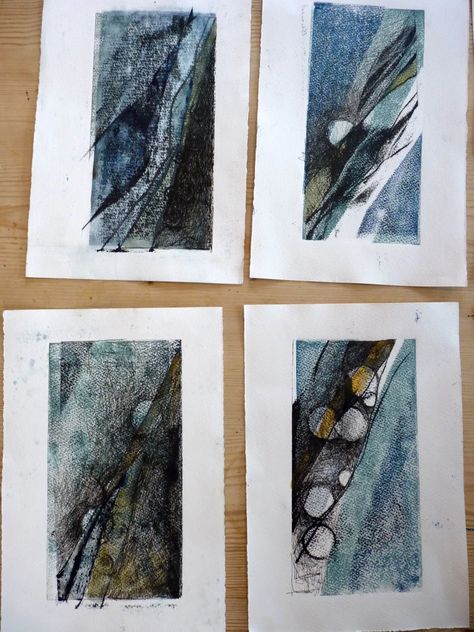 Idea Drawing, Watercolor Painting Abstract, Small Watercolor, Watercolor Paintings Abstract, Collage Art Mixed Media, Mixed Media Artwork, Art Inspiration Painting, Monoprint, Coastal Art