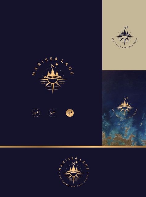 Compass Logo Design Ideas, Compass Graphic Design, Compass Branding, North Logo, Adventure Logo Design, Max Logo, 2023 Logo, Luxury Boho, Women Logo