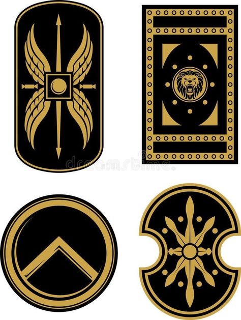 Medieval Soldier, Roman Shield, Rome History, Window Glass Design, Shield Vector, Shield Icon, Greek Warrior, Wallpaper Earth, Roman Soldiers