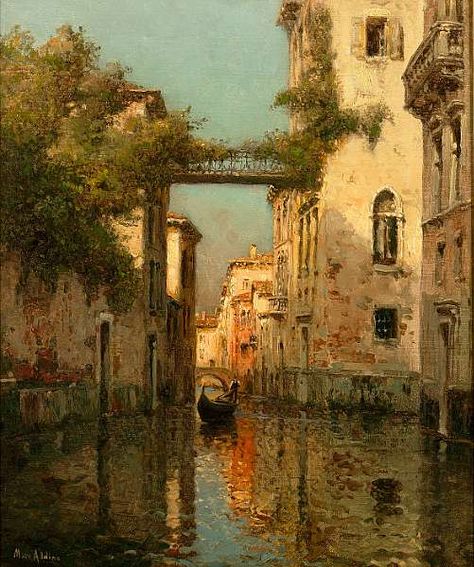 Venice Painting, European Village, Arte Indie, High Museum, Rennaissance Art, Oil Painting For Sale, Framed Oil Painting, Oil Painting Reproductions, Old Paintings