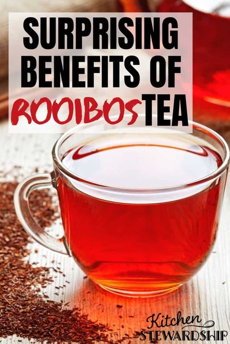 Do you know what drinking rooibos regularly can do for your health? Its high antioxidant content helps reduce oxidative stress, it's been linked to lower blood pressure, better brain function, higher bone mineral density and more! Rooibos Tea Benefits, Tea Uses, Reducing Blood Pressure, Herbal Drinks, Healthy Teas, Rooibos Tea, Tea Benefits, Red Tea, Loose Tea