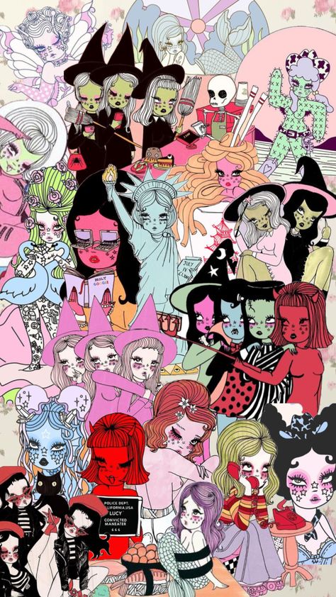 #valfre #art #collage #collageart #drawing #wallpaper #aesthetic #cartoon #cartoondrawing #drawing #cute #vibes #pink #pastel #vintage #wallpaper Wallpaper Aesthetic Cartoon, Valfre Art, Wallpaper Design Pattern, Aesthetic Cartoon, Scene Wallpaper, Sassy Wallpaper, Pastel Vintage, Bad Girl Wallpaper, Drawing Wallpaper