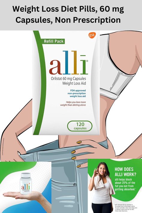 Alli is an approved weight loss pill that helps block about 25 percent of the fat you eat from being absorbed. Acts as an effective WEIGHT LOSS pill for both Women and men Diet Pills That Really Work, Best Diet Pills, Reduction Diet, Curb Appetite, Lose Lower Belly Fat, Active Life, Weight Reduction, Lose 50 Pounds, Diet Pills