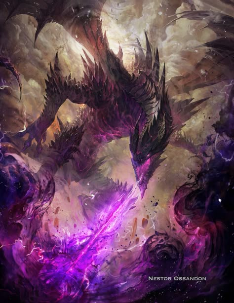 Demonic Dragon, Corrupted Dragon, Darkness Dragon, Dragon Lord, Monster Dragon, Eldritch Dragon, Dnd Dragon Art, Dragon Anime, Dragon Battle