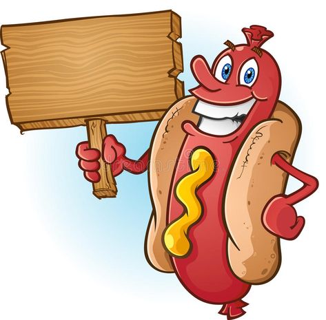 Hot Dog Cartoon, Pinball Art, Holding Sign, Dog Character, Hot Dog Bar, Fabric Doll House, Hot Dog Cart, Dog Frames, Birthday Card Drawing