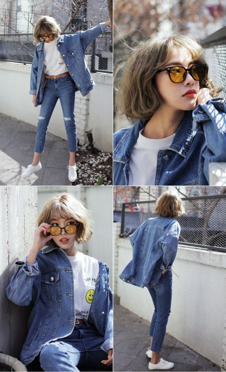 Lonely Roar Fashion Male, Grunge Vintage, Outfit Jeans, Looks Street Style, Trik Fotografi, Ulzzang Fashion, Pinterest Fashion, Korea Fashion, Korean Street Fashion