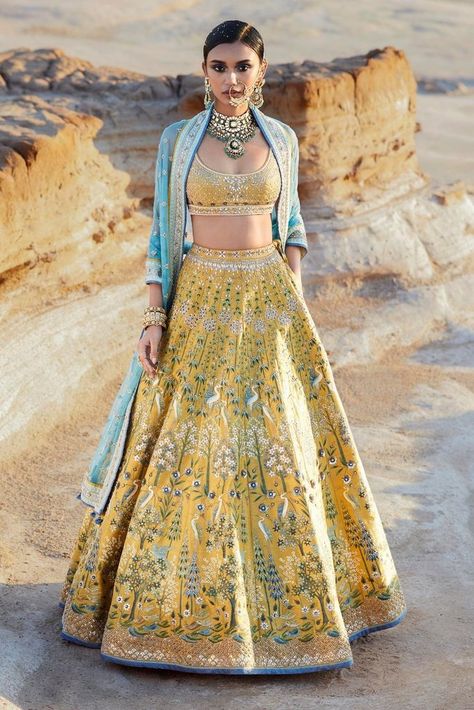 Orang India, Bridal Lehenga Designs, Karen Elson, Nikkah Dress, Anita Dongre, Desi Outfits, Ghagra Choli, Lehenga Collection, Indian Couture