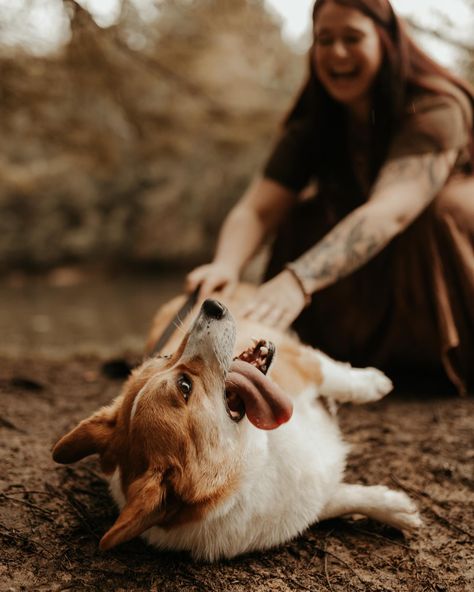 Fall Dog And Owner Photoshoot, Photo Shoot With Dogs And Owner, Lifestyle Photography With Dogs, Professional Photos With Dogs, Outdoor Pet Photography, Dog And Person Photoshoot, Dog Photoshoot Ideas With Owner Studio, Dog Mom Pictures, Puppy Family Photoshoot