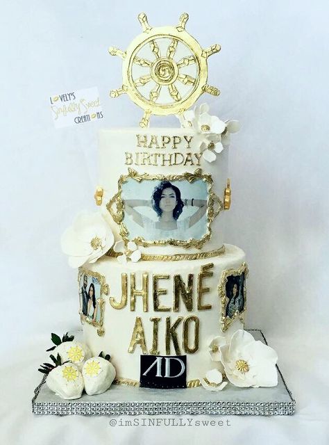 Jhene Aiko Birthday Cake 🎂 Celebrity Cake #JheneAiko Jhene Aiko Birthday, Celebrity Cake, Jhené Aiko, Jhene Aiko, 14th Birthday, Tiered Cakes, Cake Designs, Birthday Cake, Happy Birthday