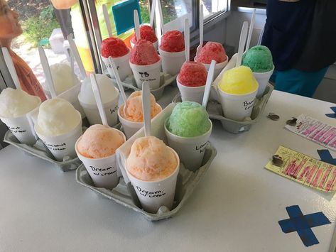 Ice Cone, Snowcone Ideas, Snow Cone Truck Ideas, Snow Cone, Snowcone Stand Ideas, Shaved Ice Truck, Snow Cone Food Truck, Snow Cone Stand Ideas Food Truck, Sno Cone Flavor Combinations