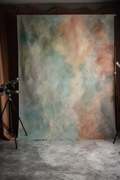 Studio Backdrop Ideas, Painting On A Wall, Studio Background Ideas, King Ezekiel, Backdrops Ideas, Dye Wallpaper, Studio Photography Backdrop, Tie Dye Wallpaper, Baby Photography Backdrop