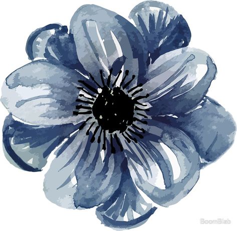 Blue watercolour flower pattern A Flower Drawing, Blue Scrapbook, Watercolor Flowers Pattern, Watercolour Flower, Blue Drawings, Art Mediums, Flower Drawings, Scrapbook Background, Symbol Of Love