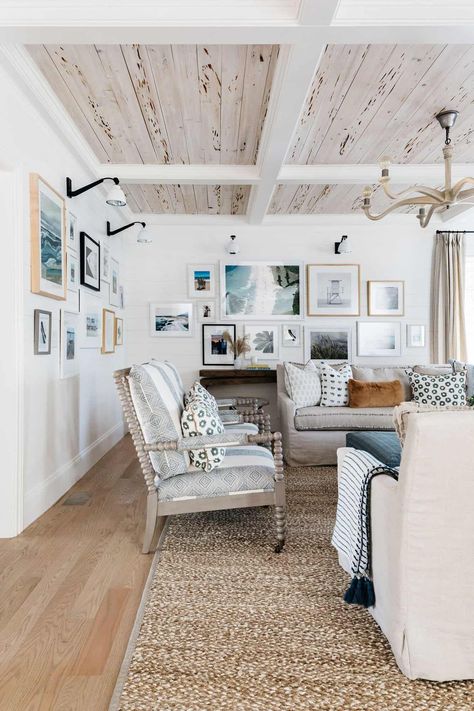 Step inside a fabulous New England style home with major coastal vibes