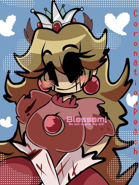 Mario monday night massacre mod!! Lovee her🌸🖤‼️dont repost my art #marioexe Mx Mario X Forest King, The Forest King Peach, King Of The Forest, Forest King, Forest King Peach, Mario Rpg Art, Coronation Day Peach, Mario King Boo, Mario Strikers Art