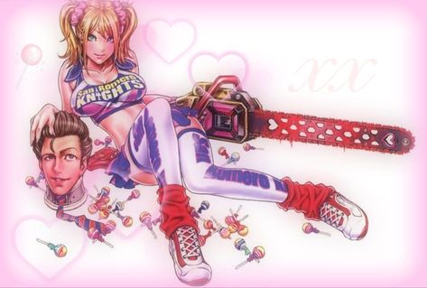 Lollipop Chainsaw Banner, Lollipop Chainsaw Wallpapers, Juliet Starling Fanart, Juliet Starling Icon, Gyaru Banner, Tekken 5 Characters, Chainsaw Lollipop, Shunya Yamashita, Juliet Starling