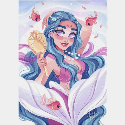 Libra Mermaid, Pose Bases, Dnd Concept, Mermaid Mirror, Mermaid Pose, Ocean Artwork, Drawing Cartoon Faces, Libra Quotes, New Tablets