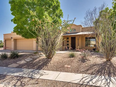 1203 N Golden Palomino Pl, Tucson, AZ 85715 | MLS #22412902 | Zillow Southwest Style, Tucson Az, Tucson, Santa Fe, Mls, Home And Family, Patio, History, Square