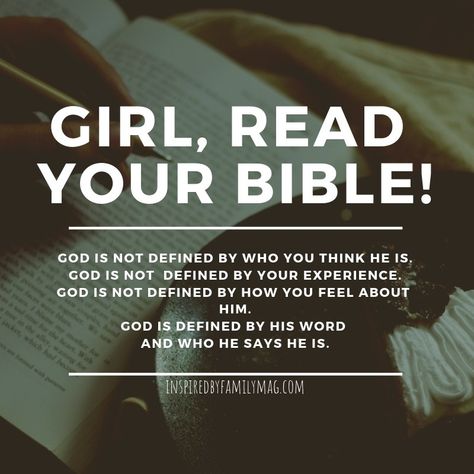 Girl Read Your Bible, Read Your Bible, Ayat Alkitab, Biblical Quotes, Girl Reading, Knowing God, Scripture Quotes, Verse Quotes, Bible Inspiration