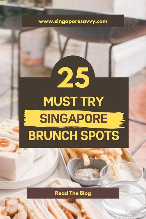 25 Must Try Singapore Brunch Spots with brunch of egg sandwich and fries on a cafe Breakfast Singapore, Brunch Bites, Singapore Things To Do, Singapore Travel Tips, Singapore Guide, Orchard Road Singapore, Holiday In Singapore, Food Recommendations, Brunch Cafe