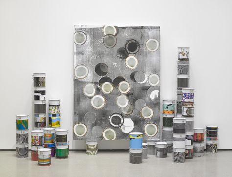 Guyton\Walker, Wade Guyton, Kelley Walker. Untitled. 2008 Art Terms, Modern And Contemporary Art, Sculpture Installation, Experience Design, Paint Cans, Magazine Art, Art Google, Art And Architecture, Performance Art