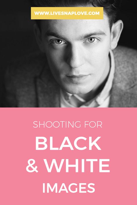 Photography Tips | Tips for shooting for Black and Whites Portrait Men, Black White Images, Digital Photography Lessons, I Love Black, Love Black And White, Photo Hacks, High Contrast Images, Black And White Images, Photography Cheat Sheets