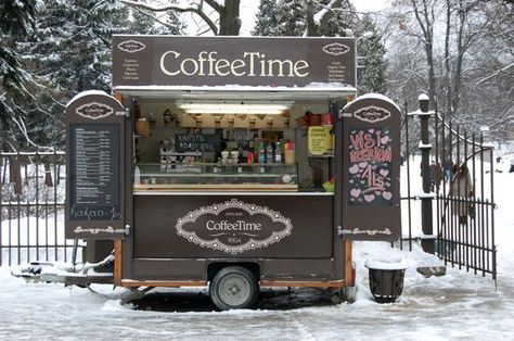 start a coffee stand Mini Food Truck, Coffee Food Truck, Starting A Coffee Shop, Mobile Cafe, Mobile Coffee Shop, Opening A Coffee Shop, Coffee Trailer, Coffee Van, Coffee Shop Business