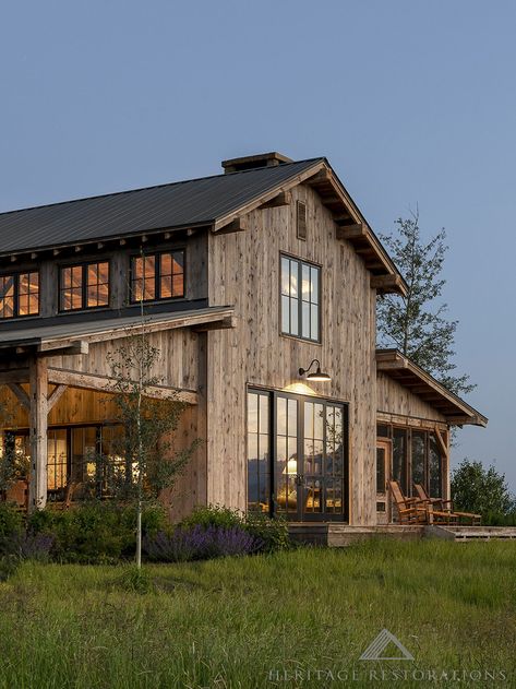 Silo House, Barn House Design, Barn Living, Barn Style House Plans, Barn Renovation, Barn Garage, Modern Barn House, Barn Design, Timber Frame Homes