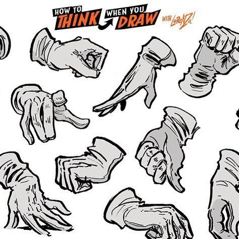 The Etherington Brothers on Instagram Gloves Anime Drawing, How To Draw Gloves, Types Of Gloves Drawing, Gloves Drawing Reference, Gloves Reference, Drawn Hands, Etherington Brothers Anatomy, Etherington Brothers Perspective, Etherington Brothers