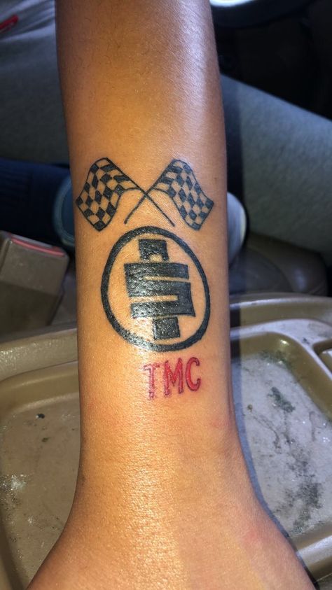 #nipsey #allmoneyin #victorlap #hussle Nipsey Hustle Tattoo, All Money In Tattoo Nipsey Hussle, Tmc Nipsey Hussle Tattoos, Nipsey Hussle Tattoos Ideas, The Marathon Continues Tattoo, Nipsey Hussle Tattoos, Hustle Tattoo, Arm Tattoos Black, Chinese Symbol Tattoos